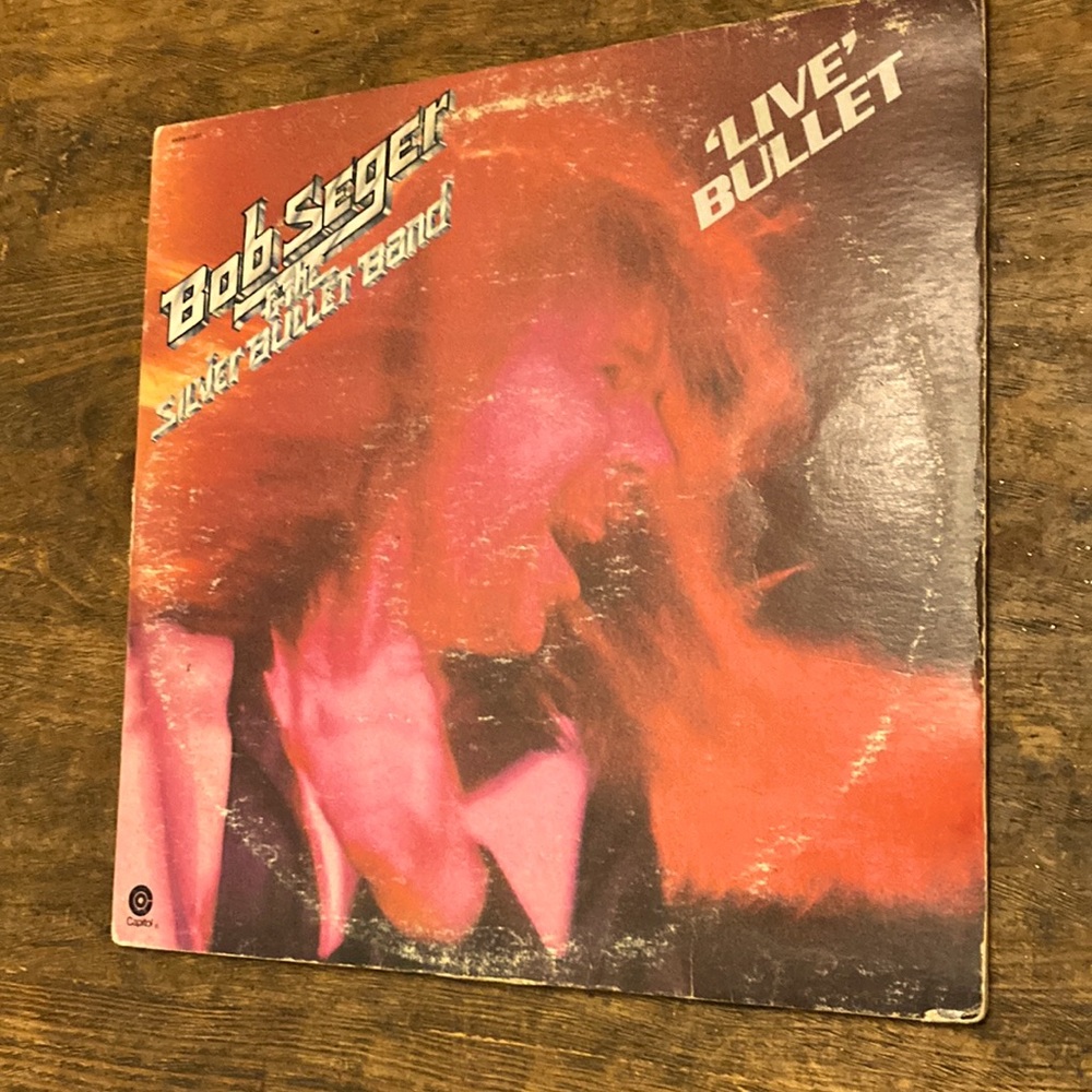 Bob Seger Vinyl Record (live bullet)
